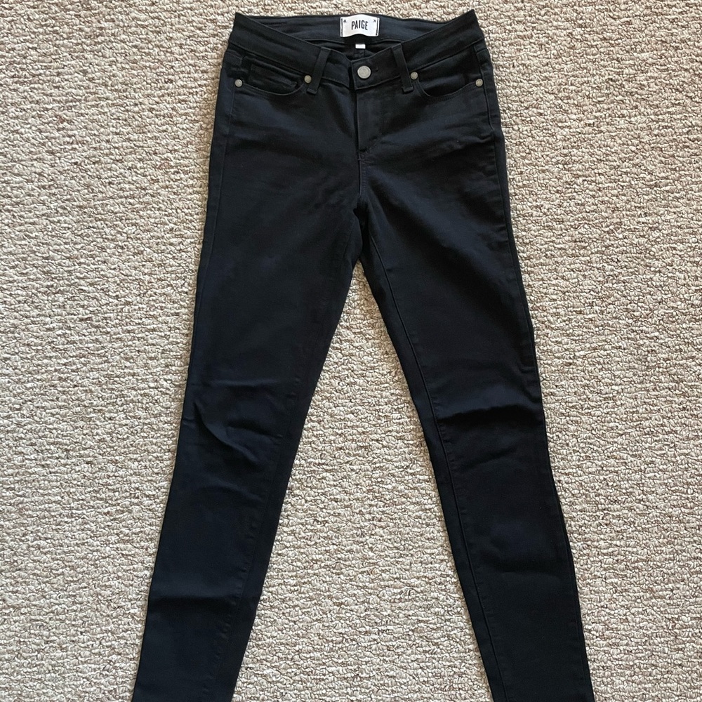 Women’s Paige Black Skinny Jeans size 26